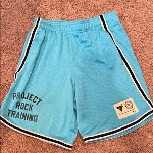Under Armour Light Blue Project Rock Shorts